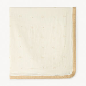 Couverture en velours et tubique imprimé éléphant pour bébé  