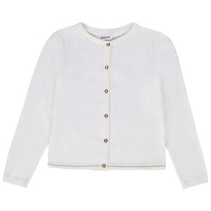 Effen vest van tricot voor meisjes 