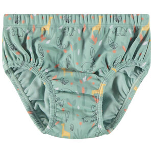Babyjongen zwemluier met olifantenprint 