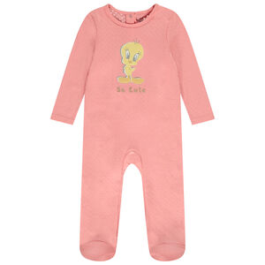 Dors-bien en côte pointelle patch Looney Tunes pour bébé fille 