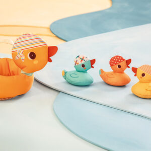 Jeu de bain Maman canard et ses canetons 