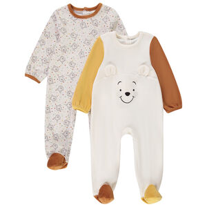 Lot de 2 dors-bien en velours imprimé Winnie Disney pour bébé garçon 