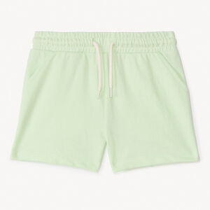 Korte unicolore tricot short voor meisjes 