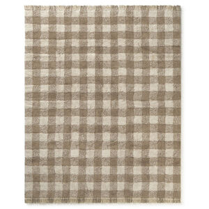 Tapijt wasbaar 90x120cm Vichy Bruin 