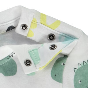 T-shirt manches courtes imprimées dinosaures pour bébé garçon 