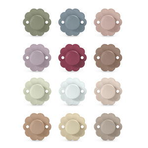 Set van 2 fopspenen 0/6m omkeerbaar SXPRO Wonder Soft Groen/Beige  