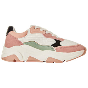 Baskets de sport à empiècements contrastés pour fille 