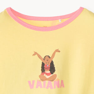 T-shirt met korte mouwen met Vaiana Disney-print voor meisjes 