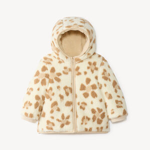 Babyjasje voor meisjes van omkeerbare sherpa 