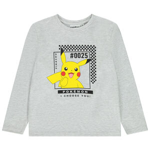 Lange mouwen T-shirt met Pikachu print voor jongen 