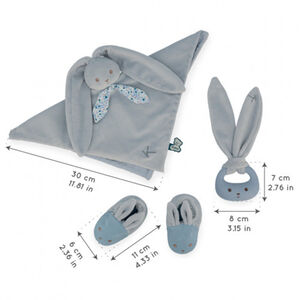 Mon premier coffret naissance Lapinoo Bleu 