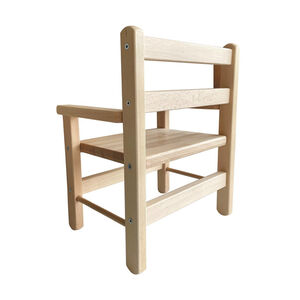 Kleine houten Juliette zetel met vernisafwerking 