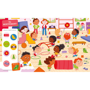Boek FR "Cherche et trouve A la maternelle" 3jaar+ 