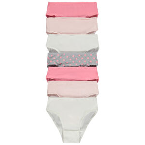 Set van 7 onderbroeken in jersey voor meisjes 