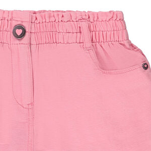 Hoge taille short van fantasiekatoen voor meisjes 