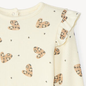 Langarm T-shirt voor meisjes met een fantasieprint 