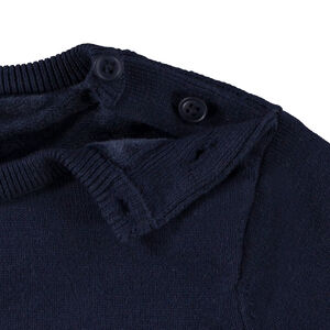 Trui in fluweel Christmas T-Rex voor baby jongen 