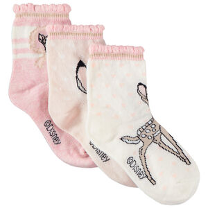 Lot de 3 paires de chaussettes motif Bambi Disney 