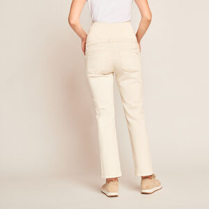 Jean straight de grossesse avec bandeau haut 