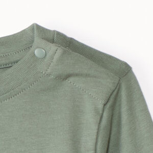 T-shirt met lange mouwen en fantasieprintzakje voor babyjongens 