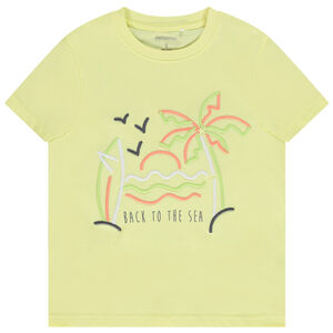 T-shirt manches courtes à broderies 3D pour garçon 