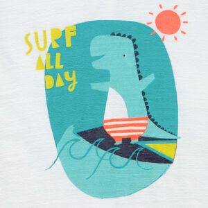 Ensemble t-shirt print dinosaure et short pour bébé garçon 