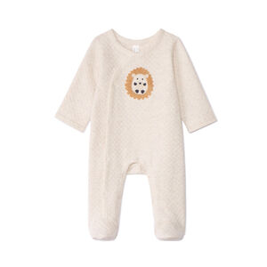 Dors-bien matelassé à patch hérisson pour bébé 