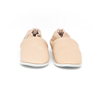 Chaussons souples 18-24M en cuir Babysoft Perlé Rose 
