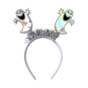 Serre-tête fantômes à ressort et guirlande 