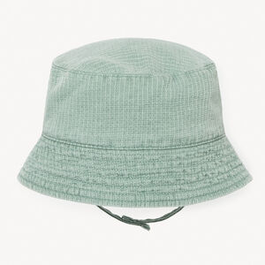 Speelse gestreepte canvasbob voor babyjongen 