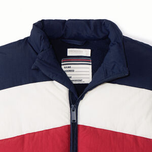 Mouwloze donsjas met colour block effect voor jongens 