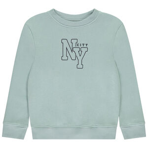 Sweatshirt fleece print "NY city" voor jongen 