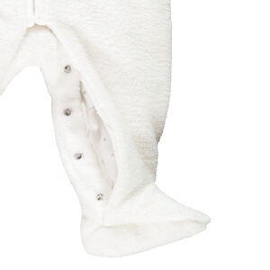 Roze skipak uit sherpa voor babymeisjes 