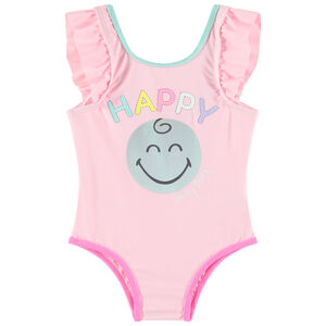 Badpak met Smiley-print 
