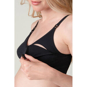 Soutien-gorge de grossesse et allaitement uni sans armatures 