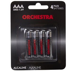 Set van 4 alkaline AAA LR3-batterijen 