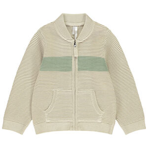 Gilet en tricot fantaisie effet color block pour bébé garçon 