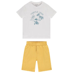 Ensemble court 2 pièces avec print fantaisie pour garçon 