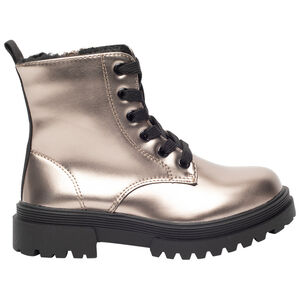 Paarlemoeren laarsjes met voering van imitatiebont en chunky zool voor meisjes 