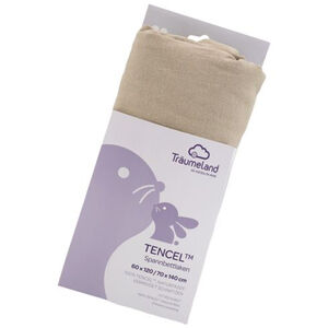 Hoeslaken bed 60x120 tot 70x140cm Tencel - Taupe 