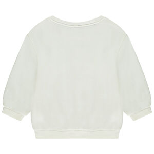 Sweat molleton oversize printé pour bébé fille 