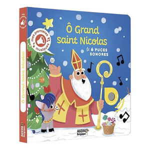 Boek FR soundboek "O Grand Saint Nicolas" 1jaar+ 