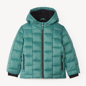 Donsjack voor jongens met een capuchon in micropolar voor extreme kou 