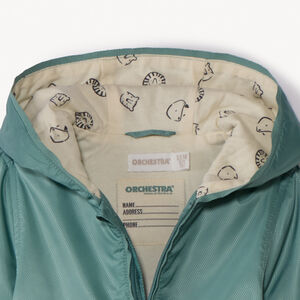 Gewatteerde ripstopparka met 50% gerecycleerd polyester voor babyjongens 