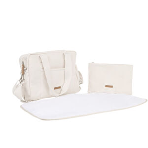 Verzorgingstas Mini Bergen + Verschoonmat - ecru 