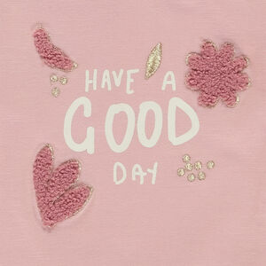 Lange mouwen T-shirt met volant en fantasie voor meisjes 