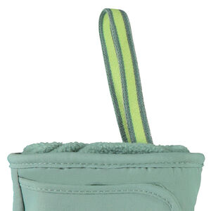 Moufles de ski doublé avec similicuir et imprimé pour garçon 