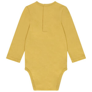 Set van 3 effen lange mouwen bodies voor baby 