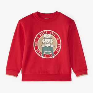 Sweater in fantasiewol voor jongens 