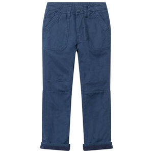 Pantalon droit en twill doublé polaire pour enfant garçon 